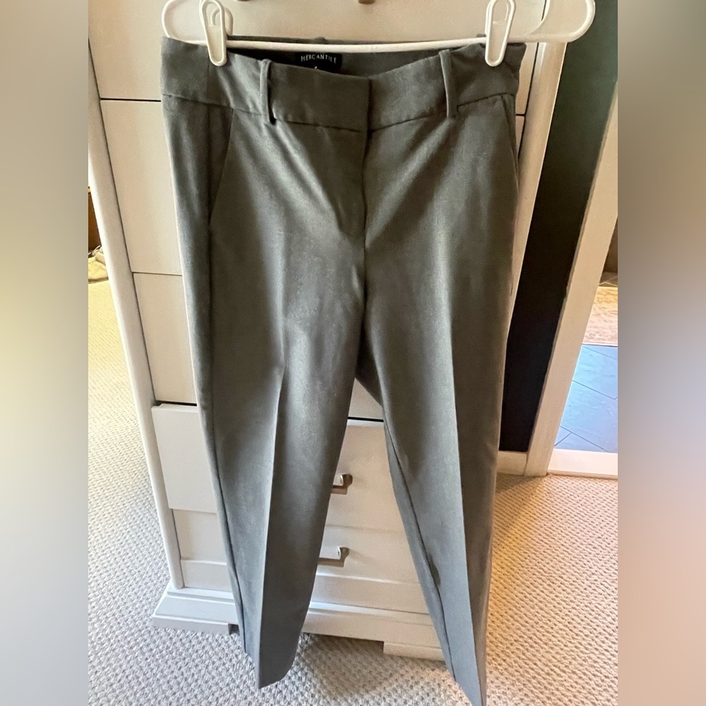 J. Crew Factory Classic Gray Women's Trousers